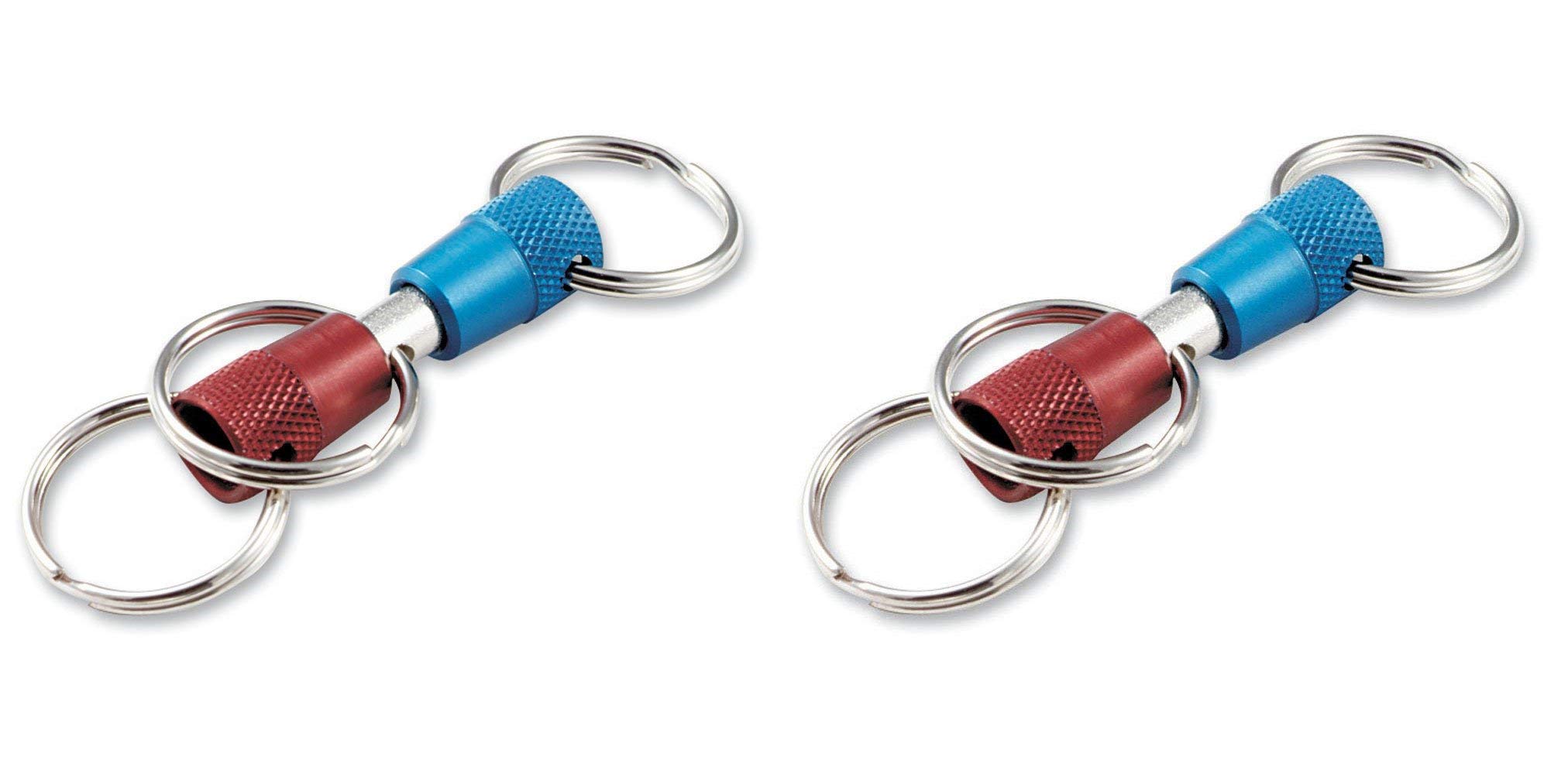 Amazon.com: Lucky Line 3-Way Pull Apart Keychain, Blue and Red, 1